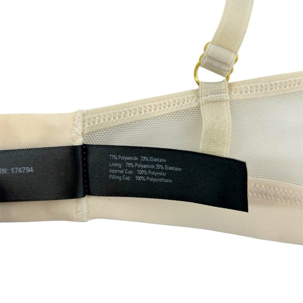 NWT PEPPER Limitless Wirefree Bra in White Smoke Size Large NEW - Picture 10 of 11